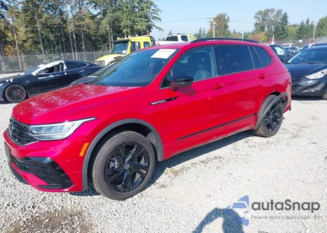 2024 Volkswagen Tiguan 2.0T Se R-Line Black из США, поврежденный, VIN 3VV8B7AX3RM228765